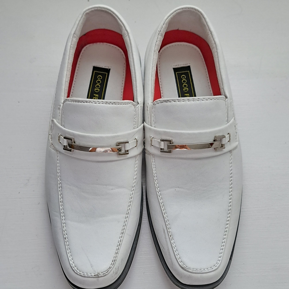 Goodfellow & Co Boy's White Slip-On Loafers